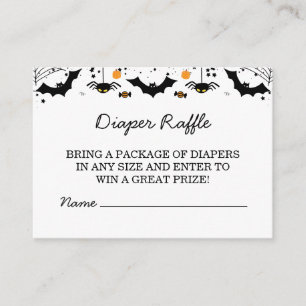 A Little Boo Is Almost Due Halloween Baby Shower Enclosure Card