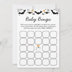 A Little Boo Is Almost Due Halloween Baby Shower Invitation