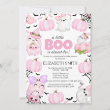 A Little Boo is Almost Due! Halloween Baby Shower 