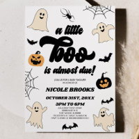 A Little Boo Is Almost Due! Halloween Baby Shower