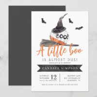 A Little Boo is Almost Due Halloween Baby Shower