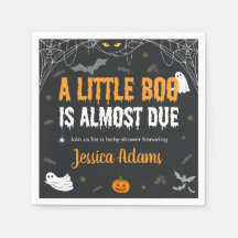 A Little Boo Is Almost Due Halloween Baby Shower