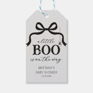 A Little Boo Is On The Way Baby Shower Gift Tags