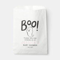 A Little Boo Pink Baby Shower Favour Bag