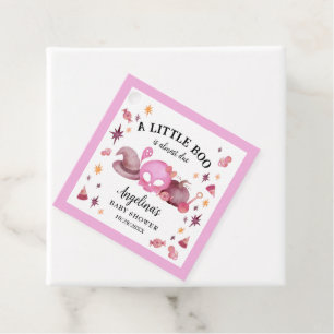 A Little Boo Pink Halloween Baby Shower Favour Tags