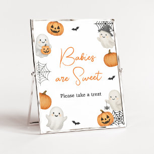 A Little Boo Pumpkin Halloween Babies are Sweet  Poster