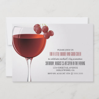 A little Bubbly Promotion Party Invitation