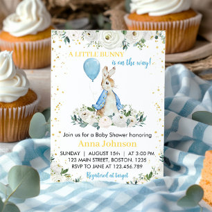 A Little Bunny Baby Shower Invitation