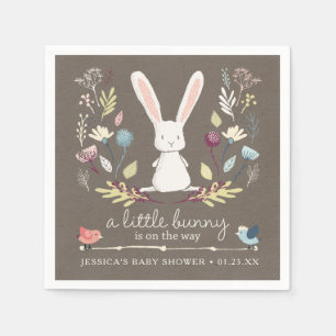 A Little Bunny Baby Shower Napkin