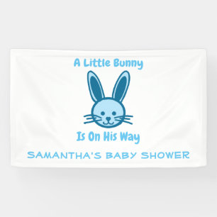 A Little Bunny Is On His Way Banner