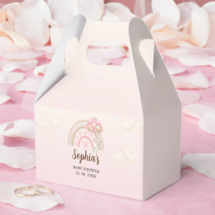 A Little Bunny is on the Way Baby Shower Girl Favour Box