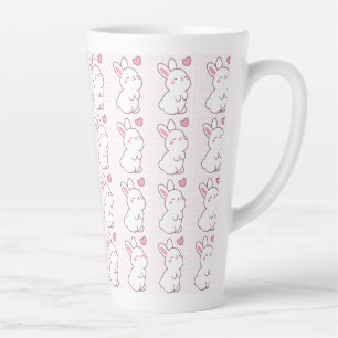 A Little Bunny Made of Feelings Latte Mug