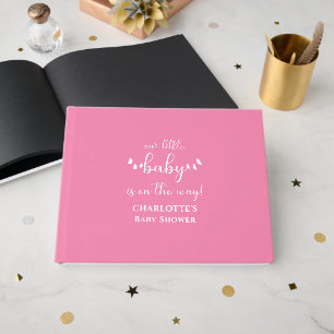 A Little Butterfly Is On The Way Baby Shower Guest Book