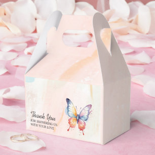 A little butterfly pastel whimsical Baby Shower Favour Box