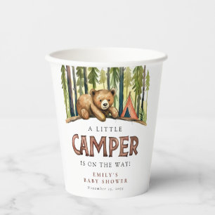 A Little Camper Forest Baby Shower Paper Cups