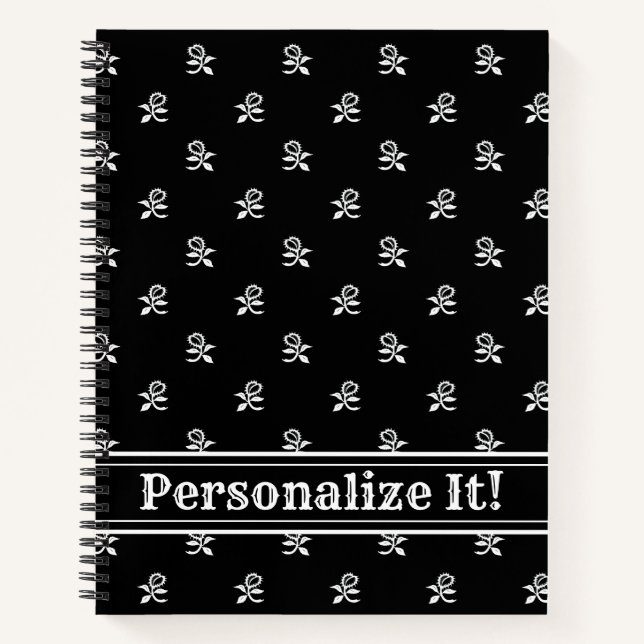 A Little Carnivorous Flower Print Notebook (Front)
