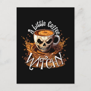A Little Coffee Witchy Postcard