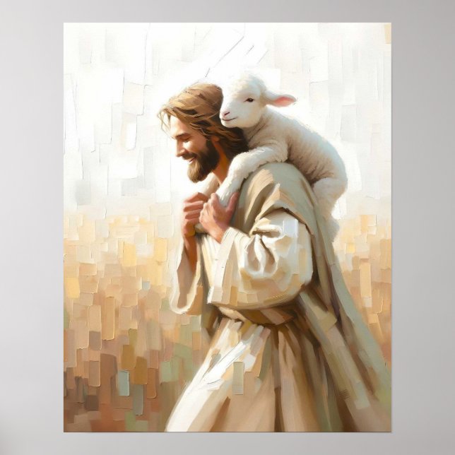 A Little Companion, Christian Faith Art, Jesus  Poster (Front)