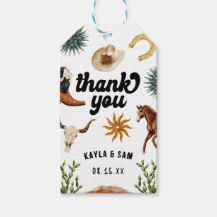 A Little Cowboy Baby Shower Gift Tags