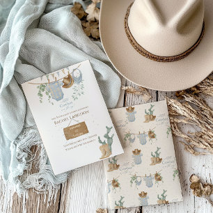 A Little Cowboy Baby Shower Invitation