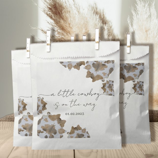 A Little Cowboy is on the Way Favour Bag (Creator Uploaded)