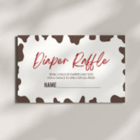 A Little Cowboy Rodeo Baby Shower Diaper Raffle