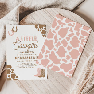 A Little Cowgirl Baby Shower Invitation