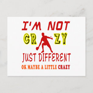 A Little Crazy for Table Tennis Postcard