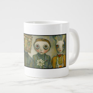 A little Crazy Large Coffee Mug