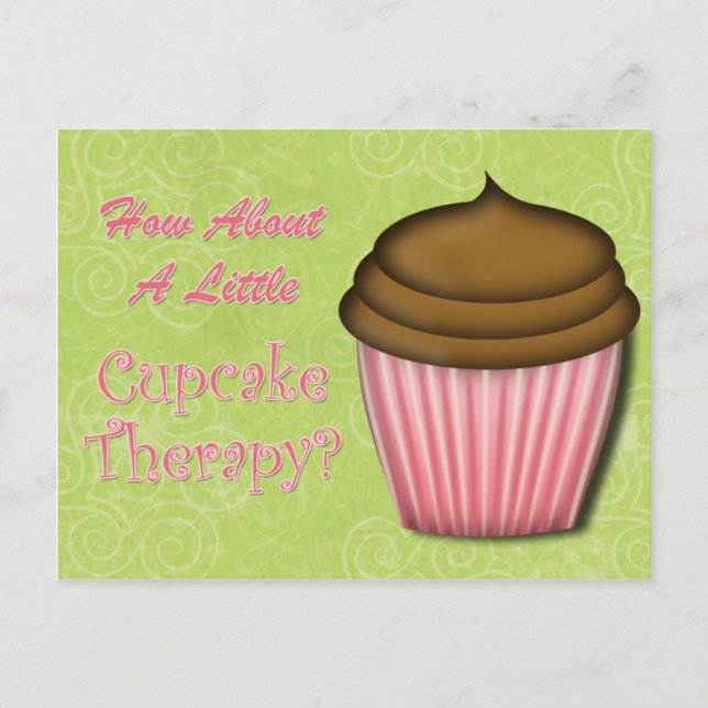 A Little Cupcake Therapy Postcard (Front)
