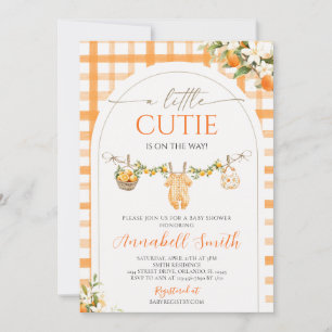 A Little Cutie Baby Shower Invitation