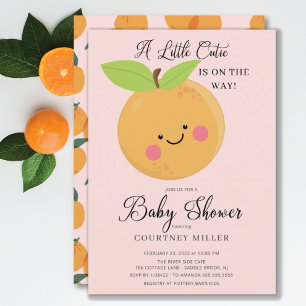 A Little Cutie Baby Shower Invitation