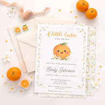 A Little Cutie is On the Way Baby Shower