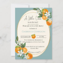 A Little Cutie is on the way boy baby shower 