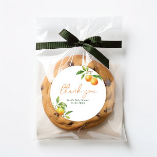 A Little Cutie Is On The Way Shower Favour Sticker