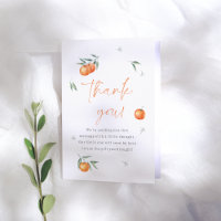 A Little Cutie Orange Citrus Baby Shower