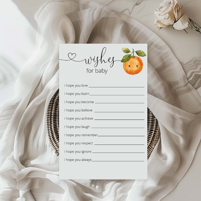 A Little Cutie Orange Clementine  Wishes For Baby (Creator Uploaded)