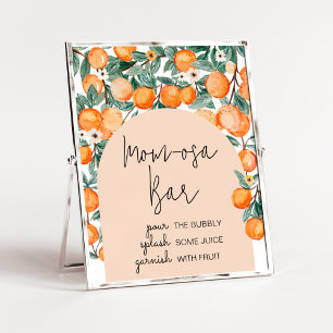 A Little Cutie Orange Mum Osa Bar Poster