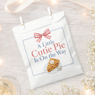 A Little Cutie Pie Baby Shower Favour Bag