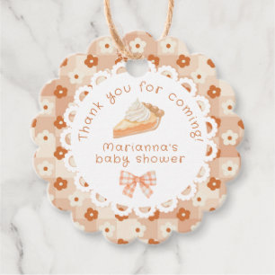 A little cutie Pie Baby shower Thank you Favour Tags