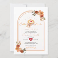 A Little Cutie Pie Boho Arch Floral Baby Shower