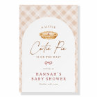 A Little Cutie Pie Fall Baby Shower Welcome Sign