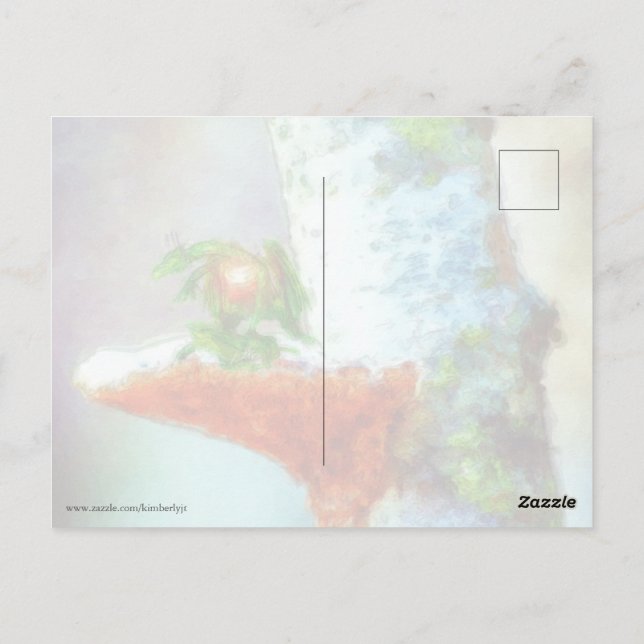 A Little Dragon Sleeps Postcard (Back)