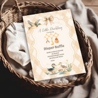 A Little Duckling Baby Shower Diapper Raffle