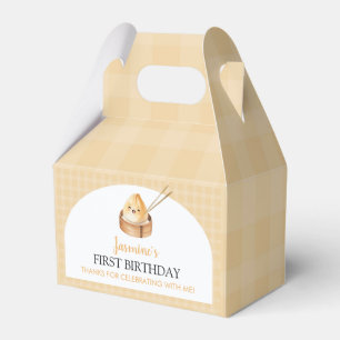 A Little Dumpling 1st Birthday Party Favour Box