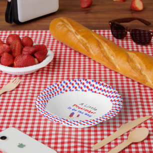 A Little Firecracker Is On The Way Paper Plate