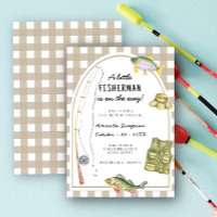 A little Fisherman is on the way Baby Shower