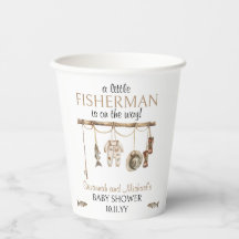 A Little Fisherman Is On The Way Baby Shower 