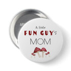 A Little Fun Guy Red Mushroom Baby Shower Family