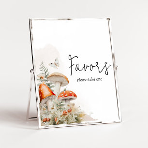 A Little Fungi Enchanted Mushroom Favours Poster